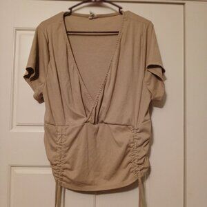 Plus Size 3X Tan Crop Top – Gently Used